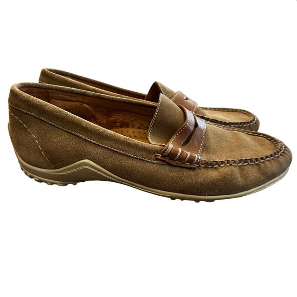 Martin Dingman Countrywear Men’s Size 8.5 Suede Leather Penny‎ Loafer - Picture 4 of 8